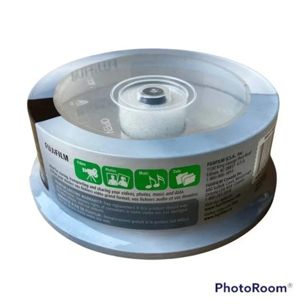 New Sealed Fujifilm DVD-RW 15 Disc Pack 120‎ Min 4.7 GB
